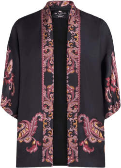 printed silk shirt