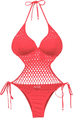 cut out detail swimsuit