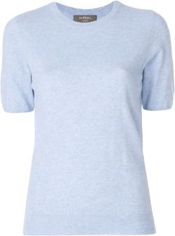 cashmere round neck T-shirt