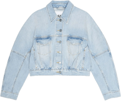 cropped denim jacket