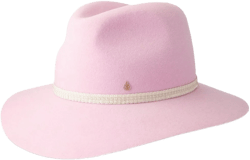Henrietta wool-felt fedora hat