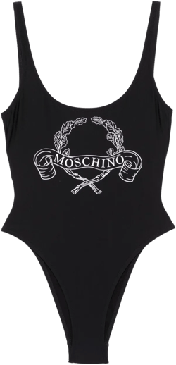 logo-print swimsuit