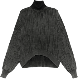 Crinkled sweater