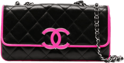 2008 CC diamond-quilted shoulder bag
