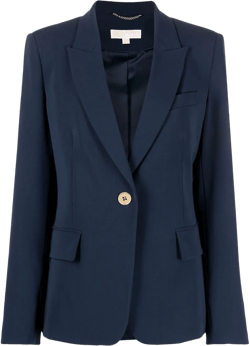 tailored double crêpe blazer 