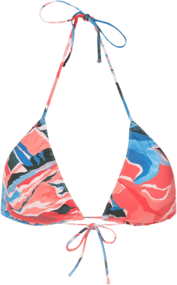 Aava graphic-print bikini top