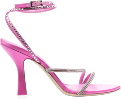 70mm  crystal embellished sandals 