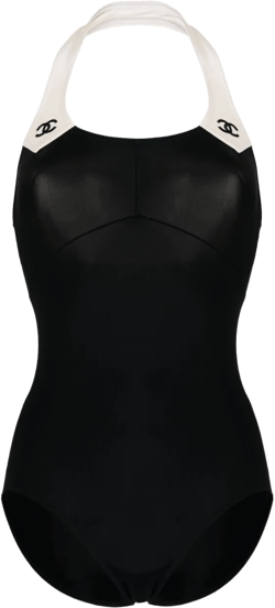 1990-2000s CC halterneck swimsuit
