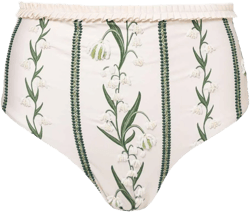 Nopal Perla floral-print bikini bottoms 