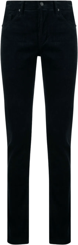 mid-rise slim-fit jeans