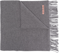 fringed wool scarf