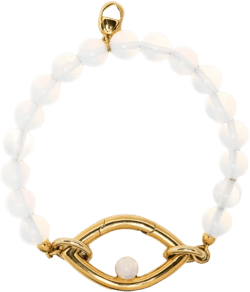 Eye opener beaded bracelet