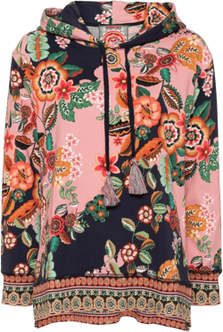 high-low hem hoodie