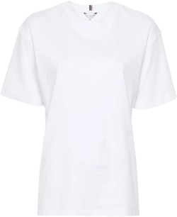 logo-embroidered cotton T-shirt 
