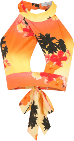 halter neck blouse