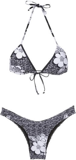 floral-print bikini set 