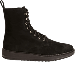Bassline suede lace-up boots