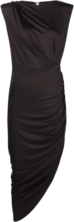 Merrith draped midi dress