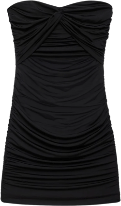 Ravine ruched mini dress