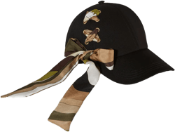 Iride-print cotton cap