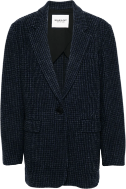 Charlyne Wool Blazer In Black