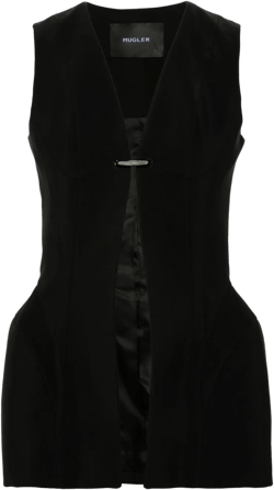 corseted pierced vest