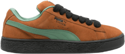 Suede XL logo-print sneakers