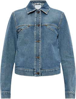 buttoned denim jacket