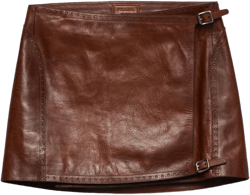 leather mini skirt