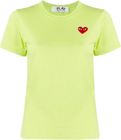 logo-patch crew neck T-shirt