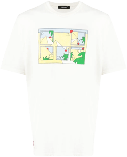 slogan-print cotton T-shirt