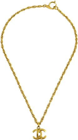 1990-2000s CC pendant necklace