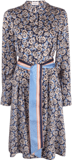graphic-print day dress