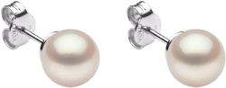 18kt white gold Classic 8mm Freshwater pearl stud earrings