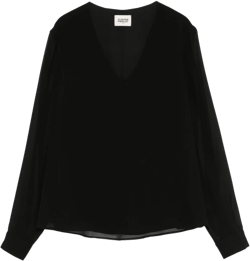 V-neck blouse