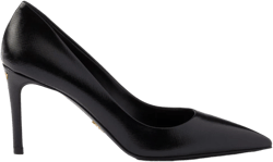 85mm Saffiano leather pumps