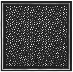 polka dot-print silk scarf