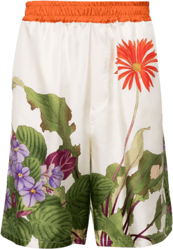 floral-print bermuda shorts 