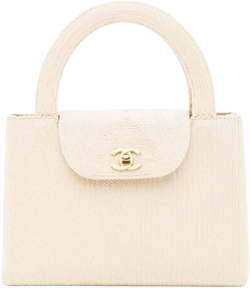 1999 woven silk tote bag