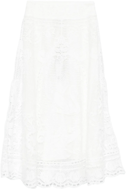 broderie-anglaise maxi skirt
