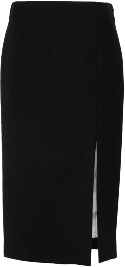 side-slit pencil skirt