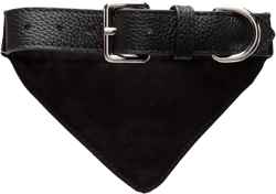 logo-print bandana pet collar