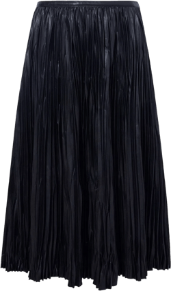 Rosalyn faux-leather skirt