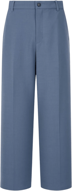 wide-leg tailored trousers