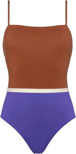 Ara colour-block swimsuit