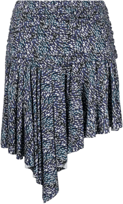 Juliany spot-print miniskirt