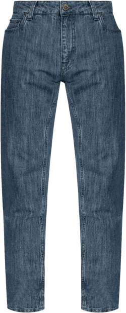 five-pocket straight jeans