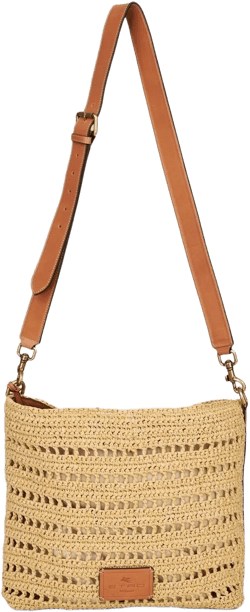 braided-detail crossbody bag