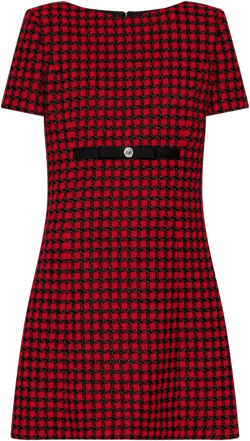 Medusa tweed mini dress