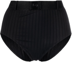 high-waisted bikini bottoms